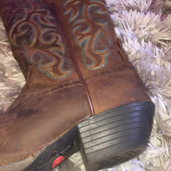 Justin Cowgirl Boots Size 6.5 - Picture 4 of 5